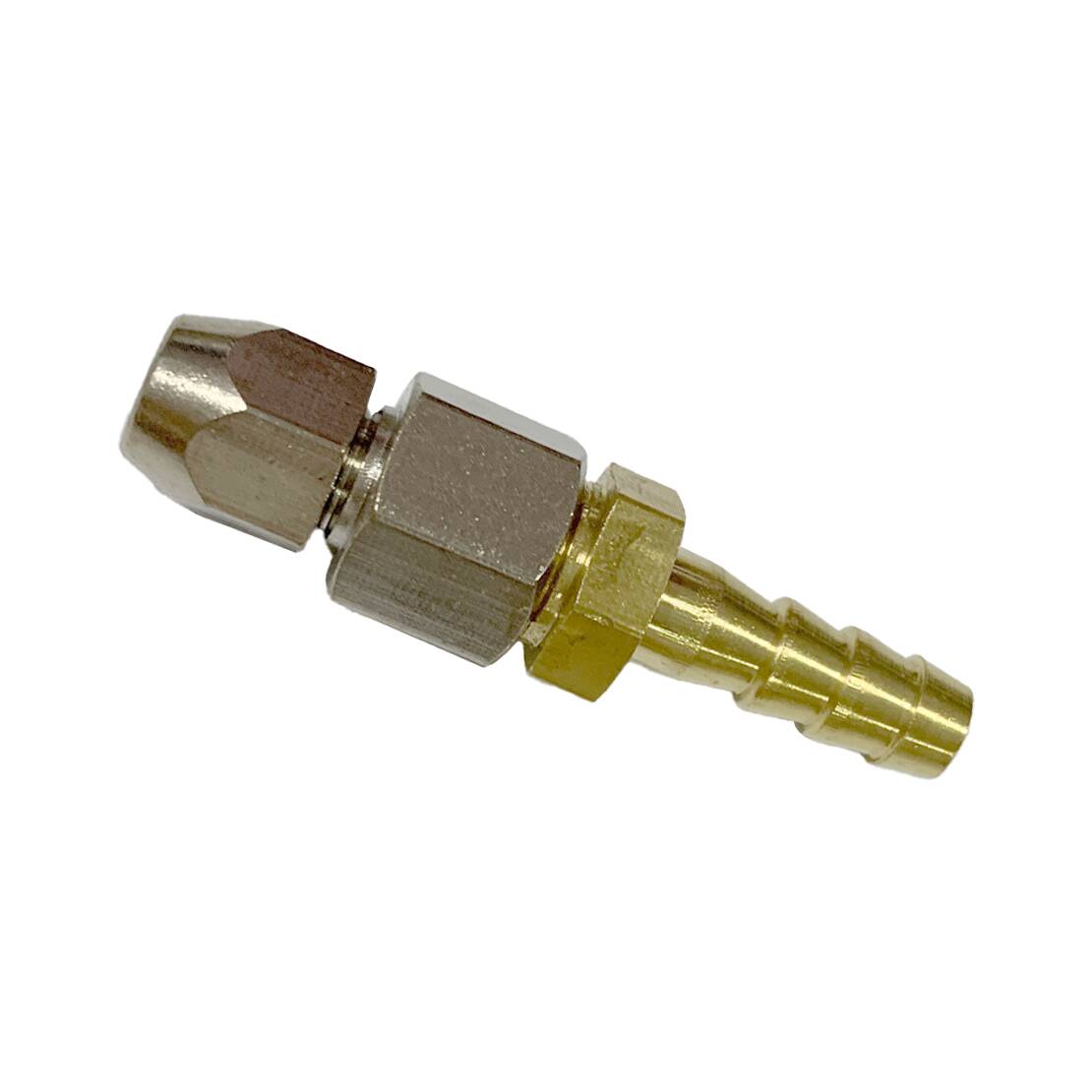 Compression Fitting Brass - 4mm bis 6mm Messing-Kompressionsschlauchanschluss, Adapter für