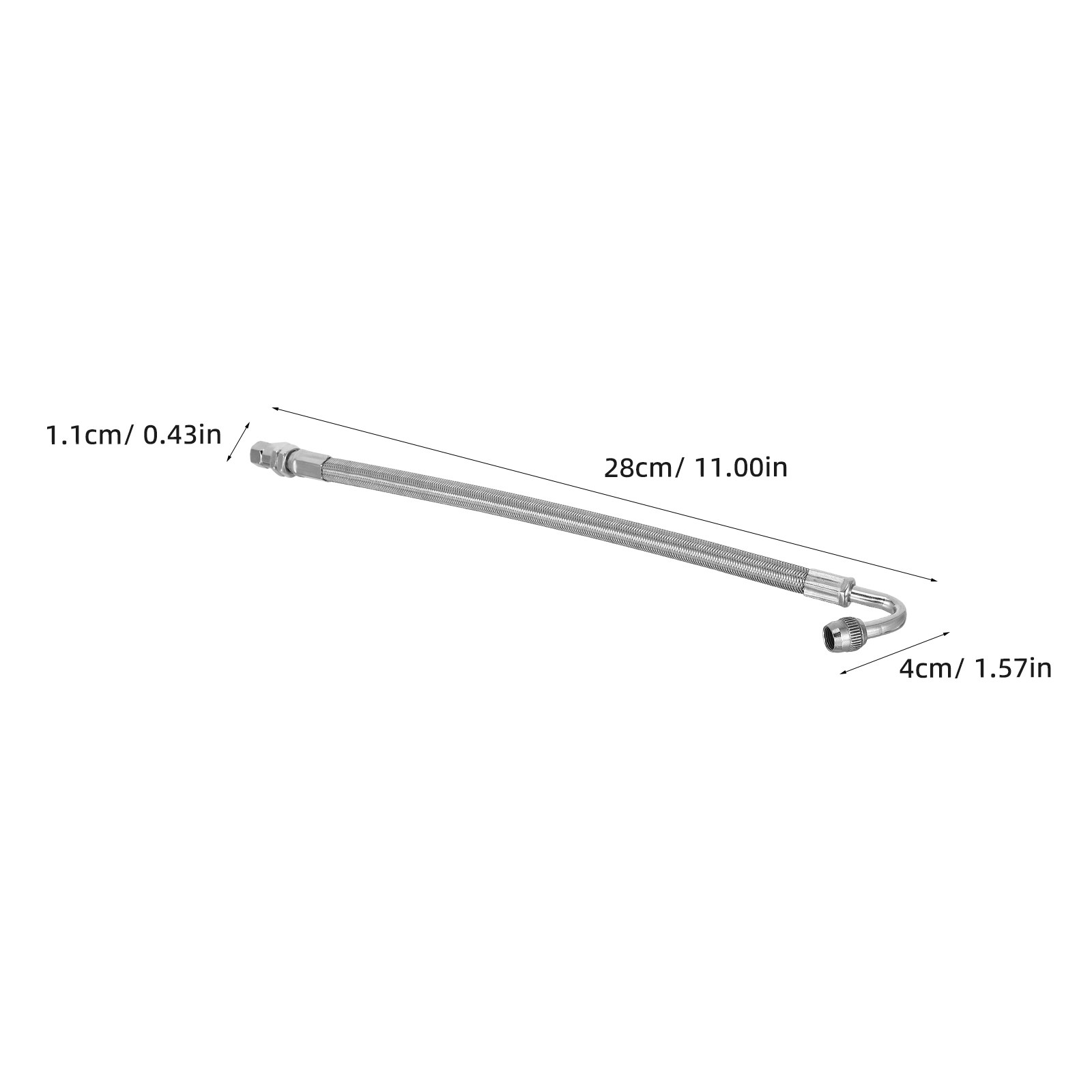 2 Stück flexible Reifenventilv – Flexible Hose Braided Bewertung und Preis